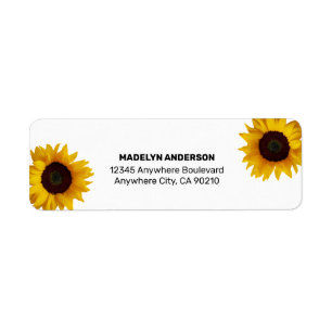 Sunflower Elegant Rustic Country Gold Wedding