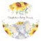 Sunflower Elephant Summer Birthday Baby Shower