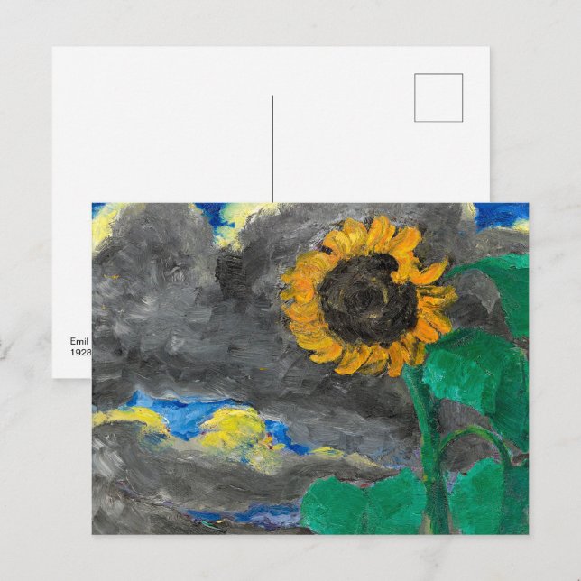Sunflower | Emil Nolde | Postcard (Front/Back)