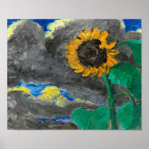 Sunflower   Emil Nolde   Poster