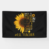 Sunflower ESL Teacher Special Person Can Hear