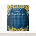 Sunflower Eucalyptus Bridal Shower Photo Backdrop