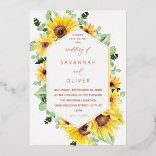 Sunflower & Eucalyptus MOD Floral Wedding