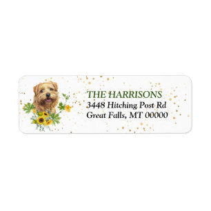 Sunflower Eucalyptus Norfolk Terrier