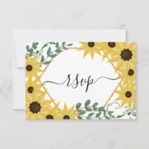 Sunflower Eucalyptus Watercolor Yellow Floral 