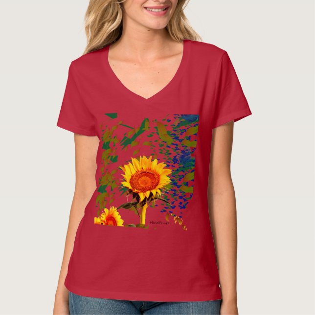 Sunflower Evening T-Shirt (Front)