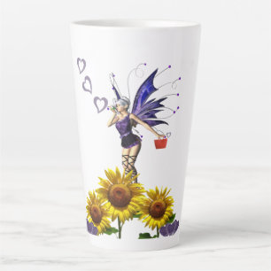 Sunflower Fairy Latte Mug