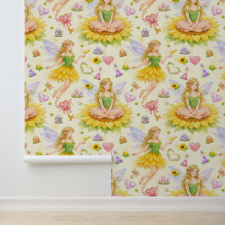Sunflower Fairy Magic Wallpaper