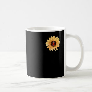 Sunflower FAITH Burgundy Ribbon Brain Aneurysm Awa Coffee Mug