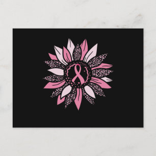 Sunflower Family Matching Breast Cancer Awareness Postcard