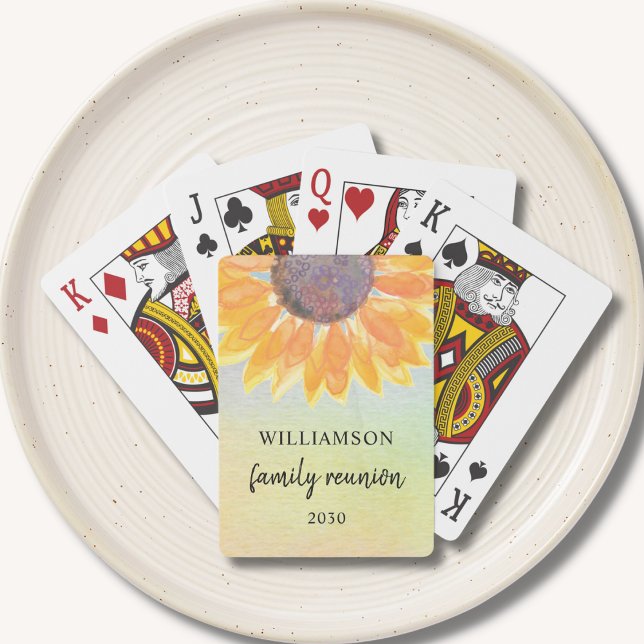 Sunflower Family Reunion  Playing Cards (Creator Uploaded)