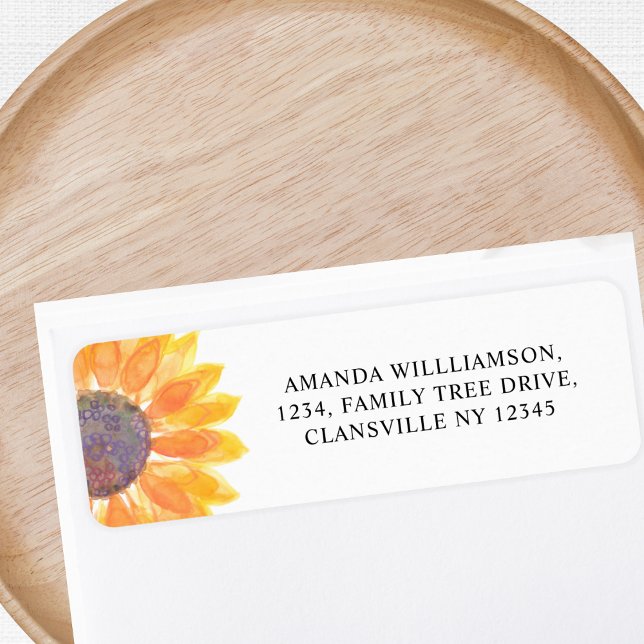 Sunflower Family Reunion Return Address (Creator Uploaded)