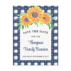 Sunflower Family Reunion Save The Date 
