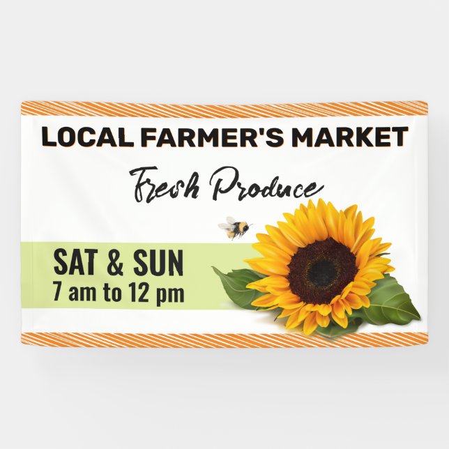 Sunflower Farmers Market Banner (Horizontal)