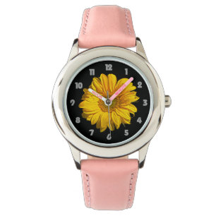 Sunflower Fat Grey Numbers Kids Watch