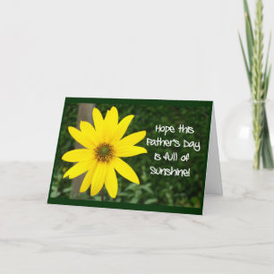 Sunflower Father's Day Card