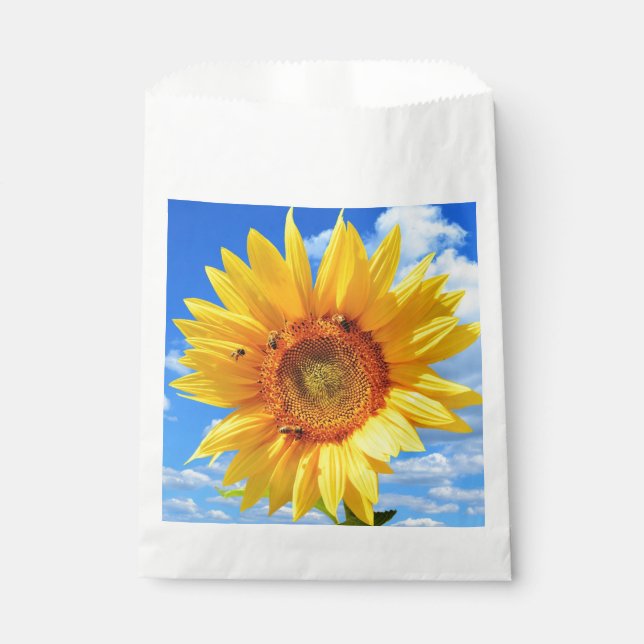 Sunflower Favour Bag (Front)