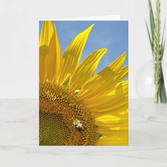 Sunflower Festival Photo Greeting  Card (Front)