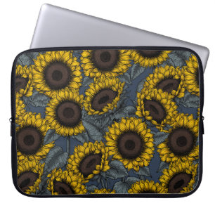Sunflower field 2 laptop sleeve