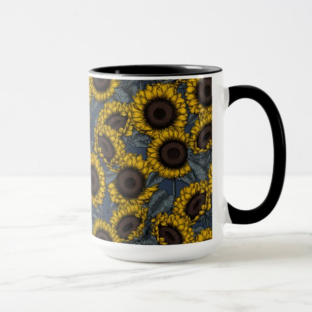 Sunflower field 2 mug (Right)