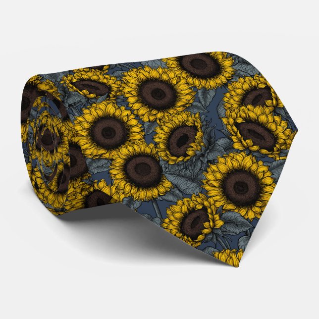 Sunflower field 2 tie (Rolled)