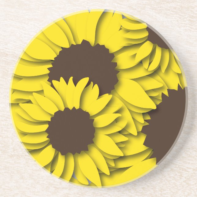 Sunflower Field Coaster (Front)