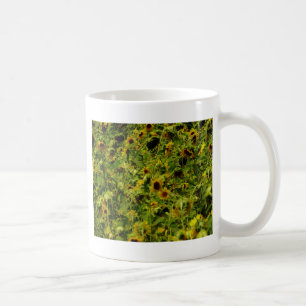 Sunflower field coffee mug