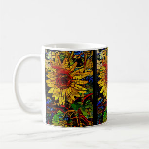 Sunflower field in A.I. enhanced photo Coffee Mug