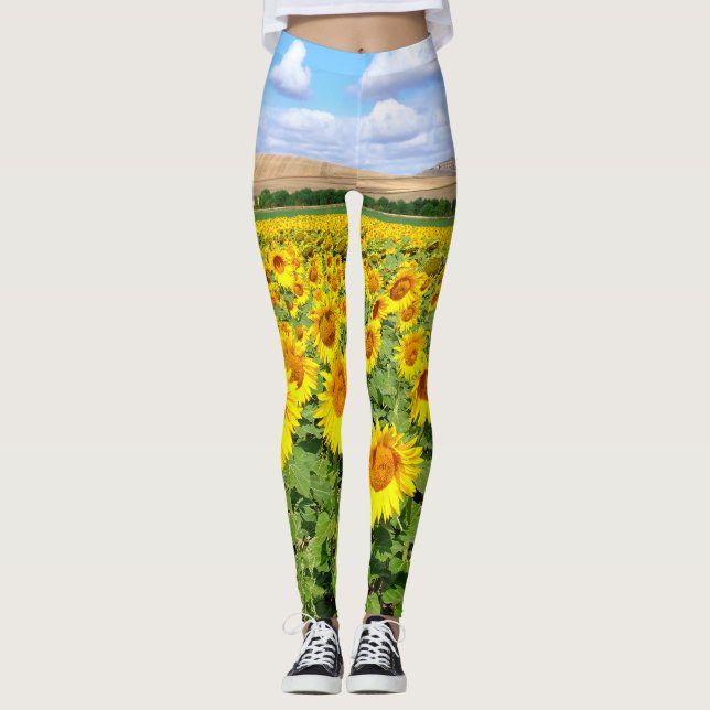 Sunflower field leggings (Front)
