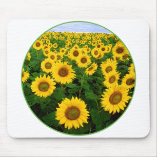 Sunflower Field Mouse Mat