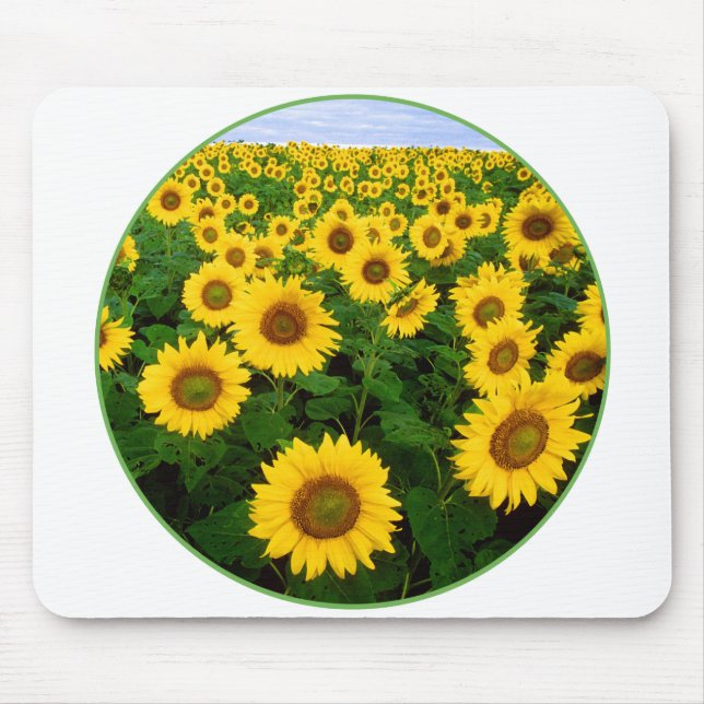 Sunflower Field Mouse Mat (Front)