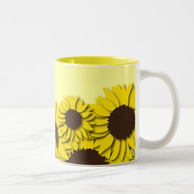 Sunflower Field Mug (Right)