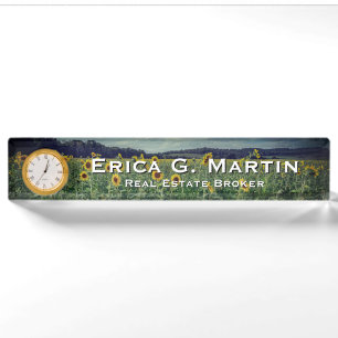 "Sunflower Field" Nameplate