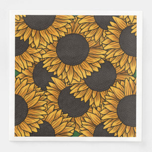 Sunflower Field Napkin