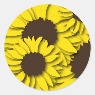 Sunflower Field Sticker