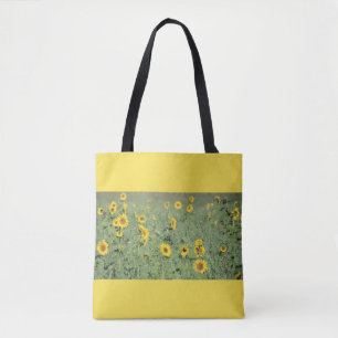Sunflower Field Tote Bag