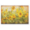 Sunflower Field Vintage Antique Yellow Decoupage