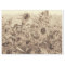 Sunflower Field Vintage Sepia Tone Decoupage