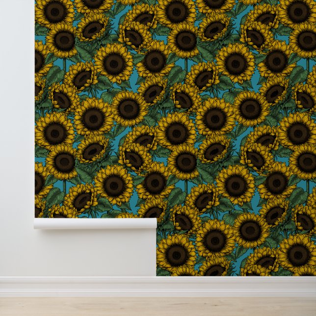 Sunflower field wallpaper (Application)