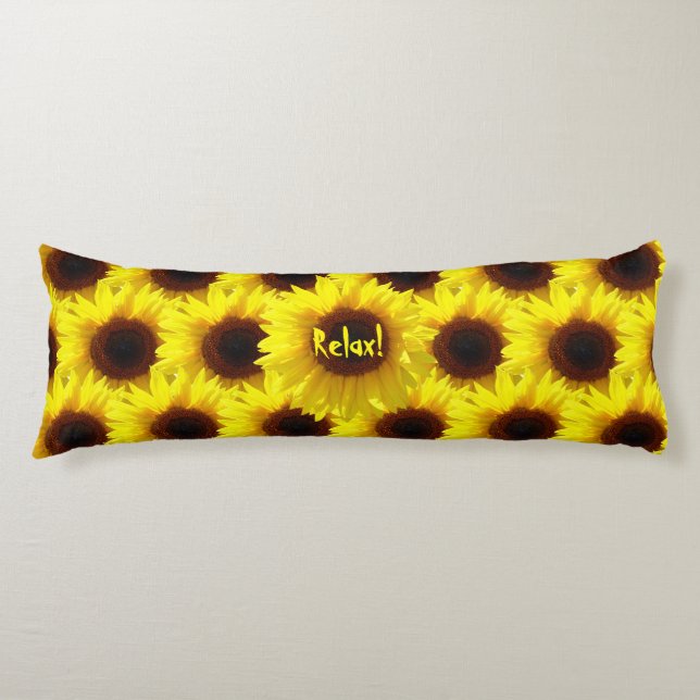 Sunflower Fields - Body Cushion (Front)