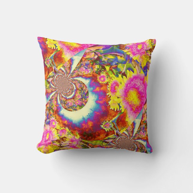 Sunflower  Fields forever Cushion (Front)