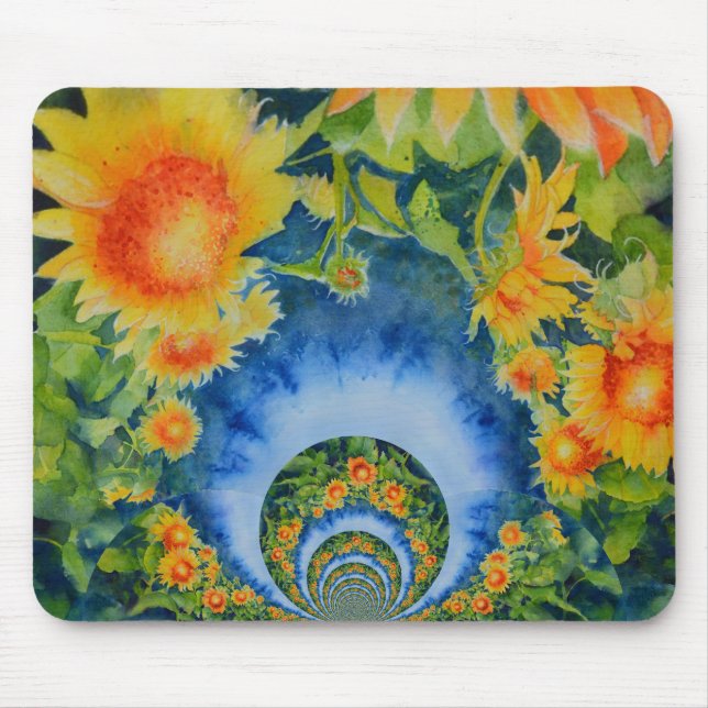Sunflower Fields Forever Mouse Mat (Front)