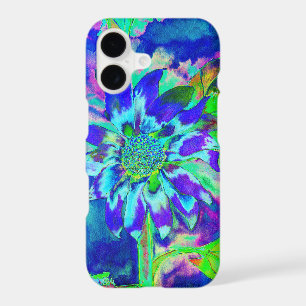 Sunflower fields- teal sunflower