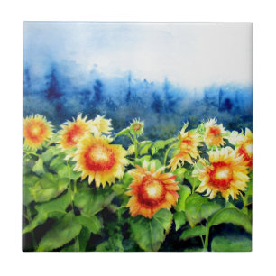 Sunflower Fields Tile