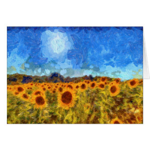 Sunflower Fields Van Gogh