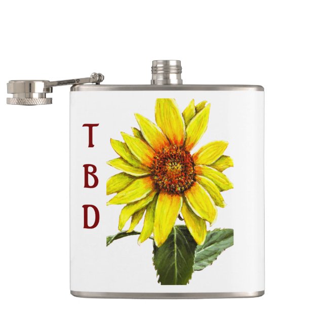 Sunflower Flask (Opened)