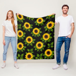Sunflower Fleece Blanket