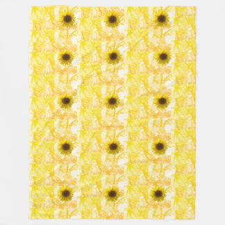 Sunflower Fleece Blanket