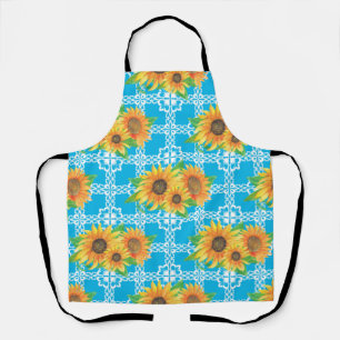 Sunflower Floral Frog Apron