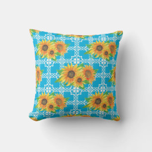 Sunflower Floral Frog Cushion